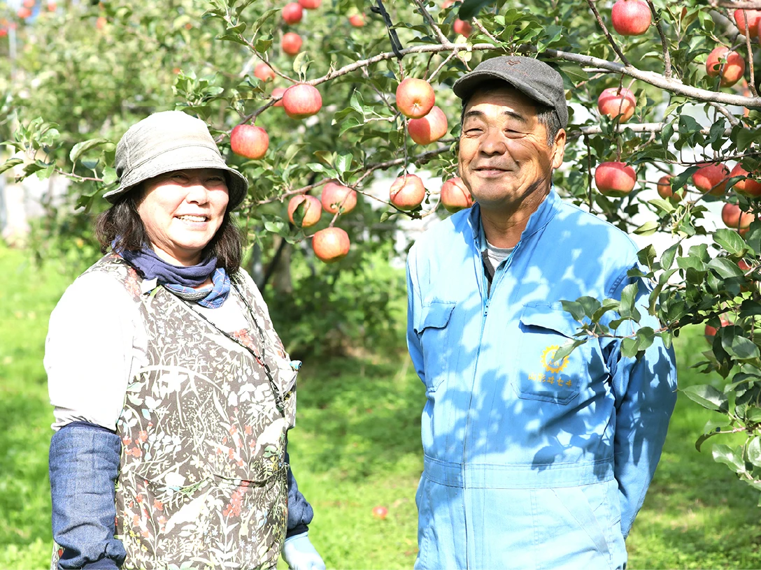 天童市の果樹農家　阿部さん