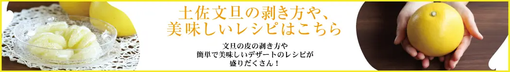 土佐文旦の剥き方や、美味しいレシピはこちら