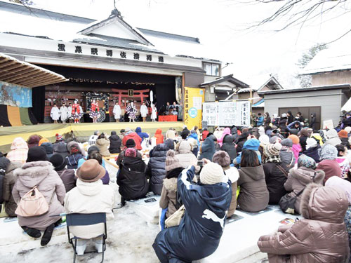 黒森歌舞伎　雪中芝居　山形