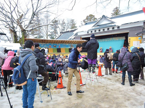 黒森歌舞伎　雪中芝居　山形