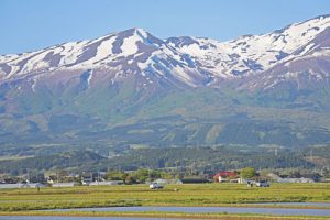 やまがた　鳥海山　庄内平野