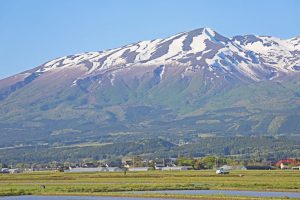 やまがた　鳥海山　庄内平野