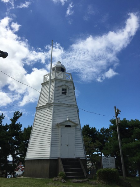 明治期に建てられた六角灯台