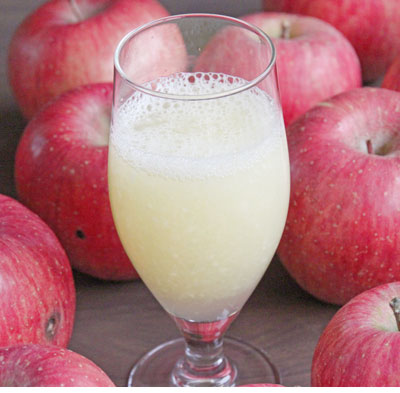 作り方 りんご ジュース の 簡単すりおろしりんご（サンふじ）ジュース｜味の農園