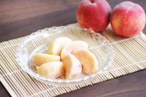 山形の桃　桃の切り方　桃通販