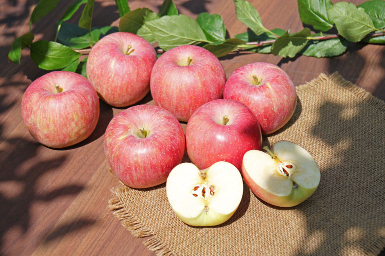りんごポリフェノール 皮ごと食べる効果とは 味の農園