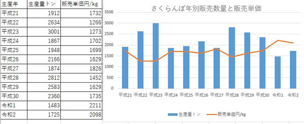 さくらんぼ規格　山形さくらんぼ　佐藤錦　