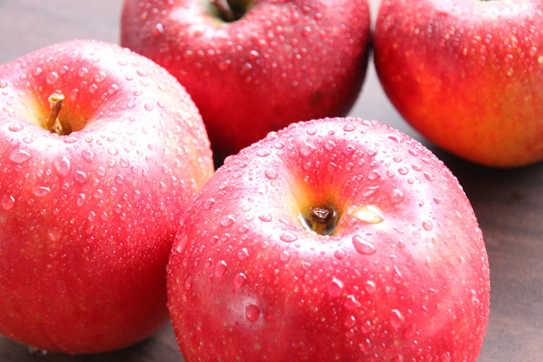 山形りんご　サンふじ　りんご健康法