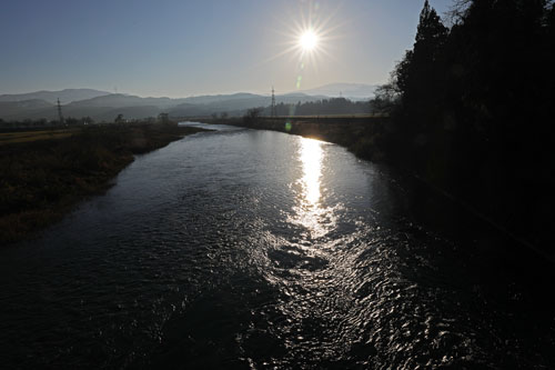 最上川　村山市