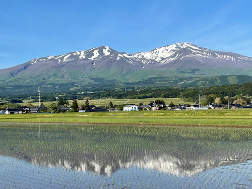 鳥海山 庄内平野