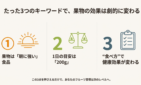 朝フルーツ200g 朝くだもの200g