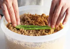 グリーンアスパラガスのぬか漬け