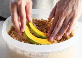 かぼちゃのぬか漬け